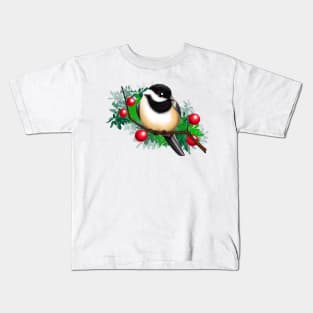 Claude The Chickadee Kids T-Shirt